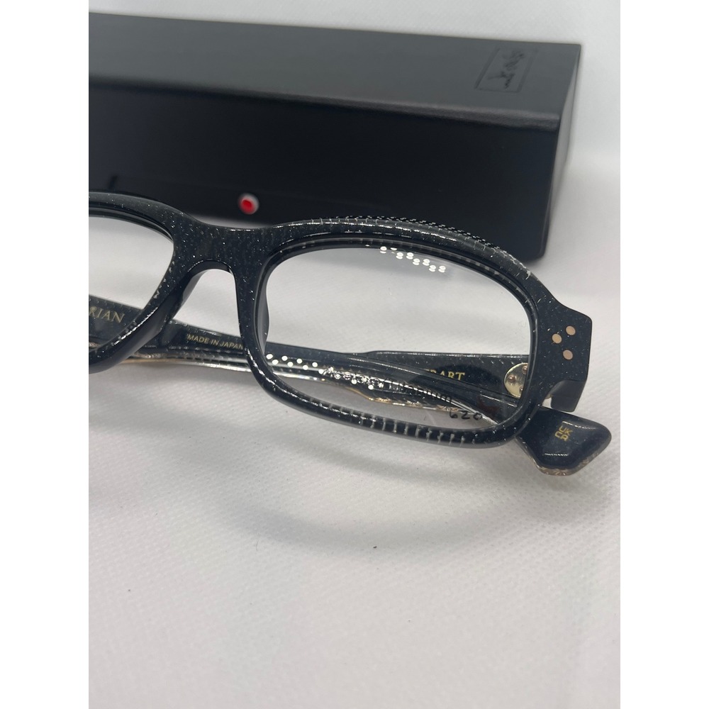 DANSHARI GHERART Black Acetate Titanium Eyeglasses‎ Frames Japan Designer - Picture 2 of 5